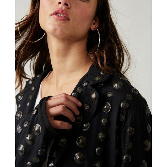 Free People Corrie Coin Blazer - Picture 5 of 14